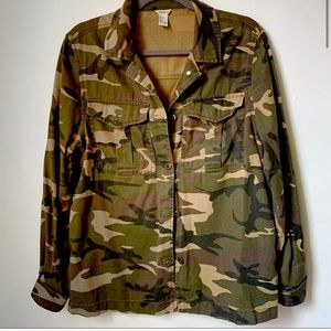 F21 Army Fatigue Flannel 💚🤎